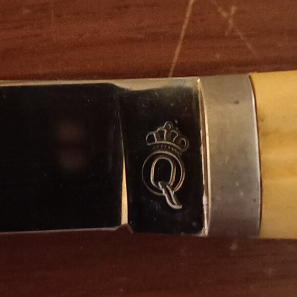 Vintage Queen Cutlery Stag Bone Steak Knife Set, 1932-1955 - Picture 5 of 5